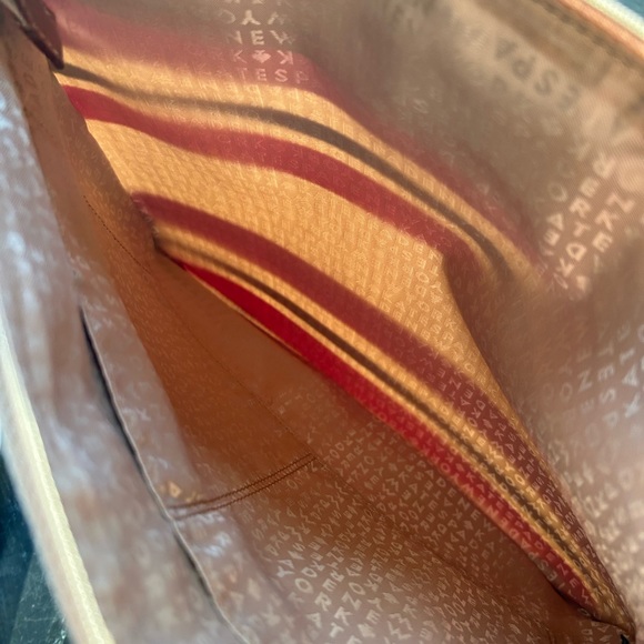 Kate Spade striped clutch bag. - Picture 4 of 5